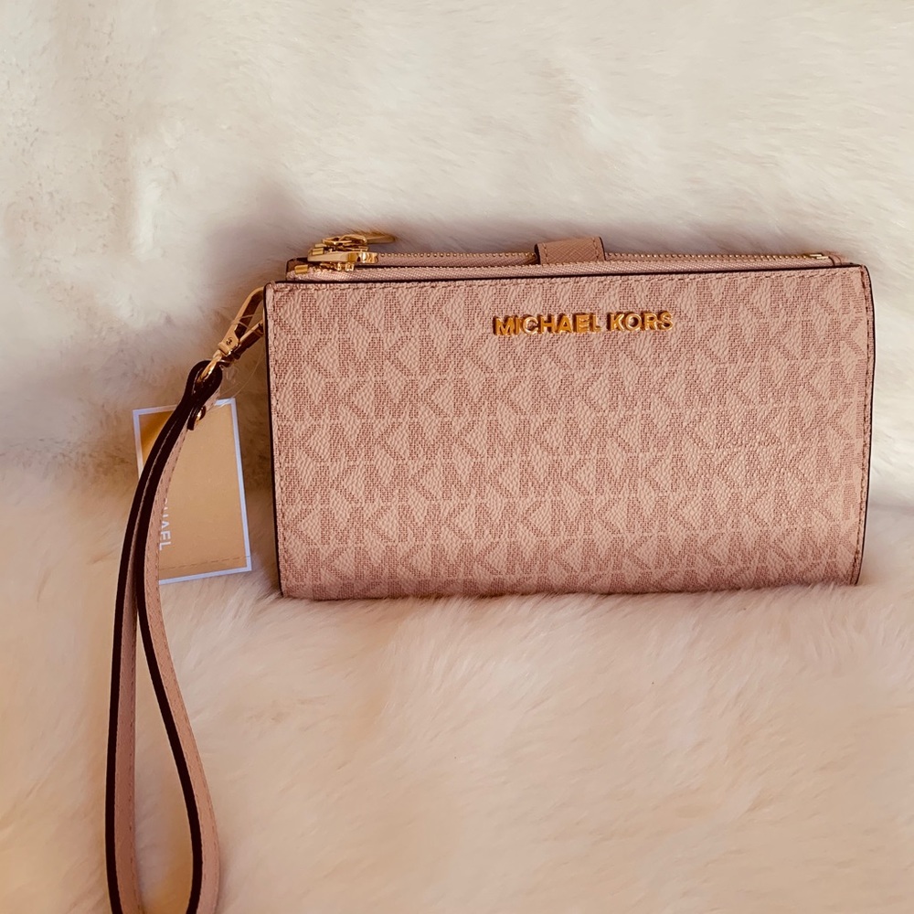 Michael Kors Jet Set Double Zip Wristlet